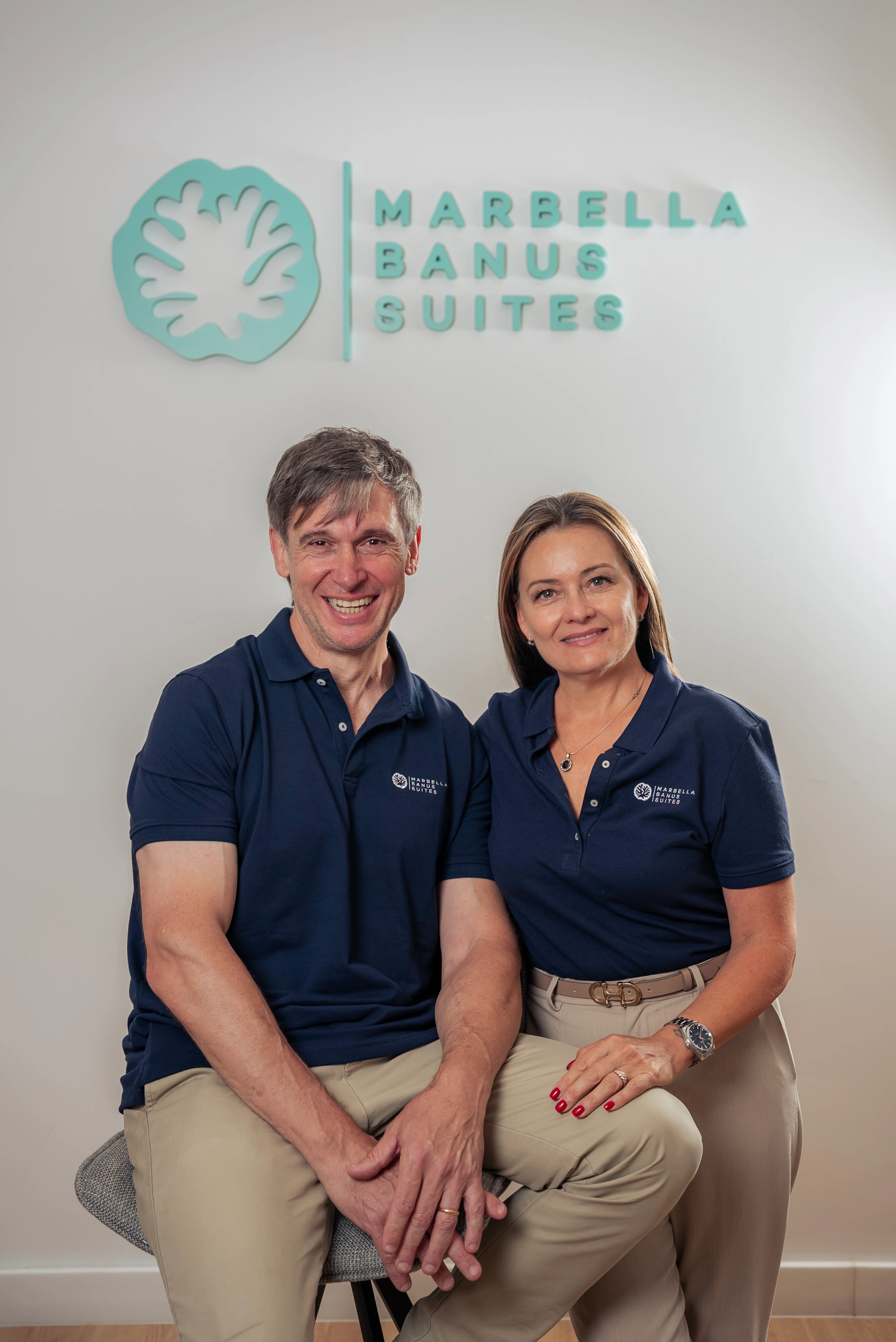 Mariana Flocco Rodríguez et Gabriel Farias Iribarren, co-fondateurs de Marbella Banús Suites