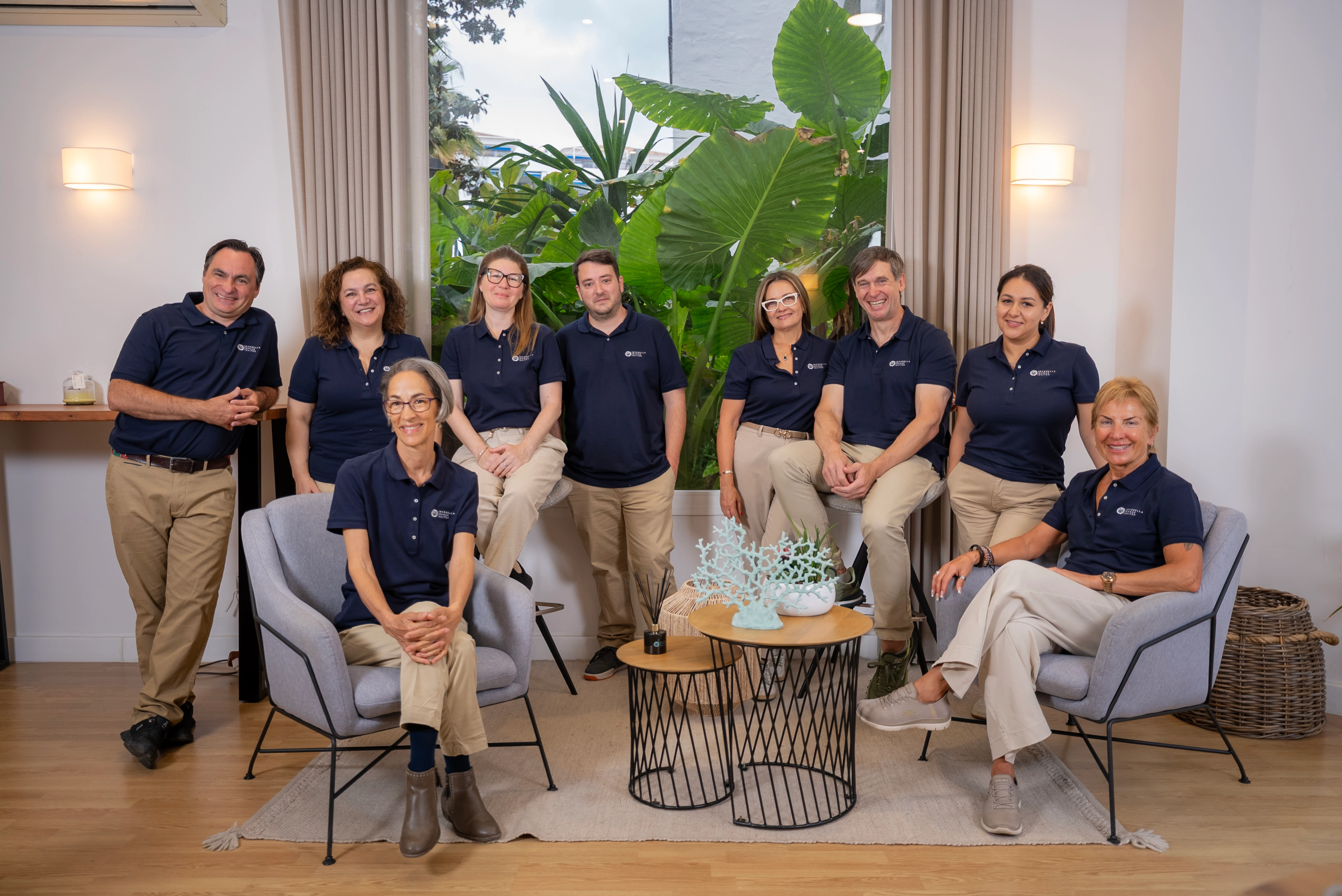 L'équipe de Marbella Banús Suites à Puerto Banús